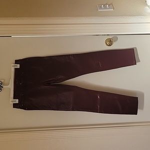 Level 99 mid rise coated skinny jeans